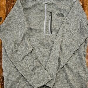 The North Face Gray Quarter-Zip Pullover